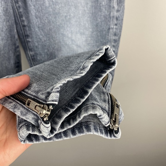 Mother The Swooner Ankle Zip In Static Size 25 - Picture 11 of 16